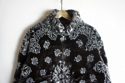 21SS Supreme Bandana Faux Fur Bomber Jacket Black Men's M | eBay
