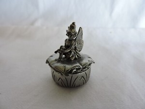 Tooth Fairy Box Container Pewter by Woodsetton England