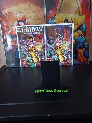 Thanos Death Notes 1 Felipe Massafera Exclusive Trade & Virgin Set w COA 236/800