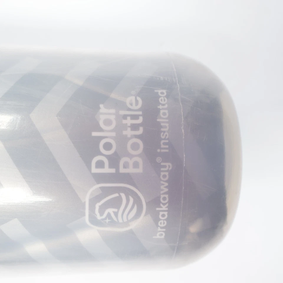 NUEVO Botella Polar Breakaway Botella de Agua Aislada Gris Chevron Foto 2 de 4