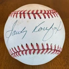 Sandy Koufax Signed Autographed National League Baseball Ball JSA Holo