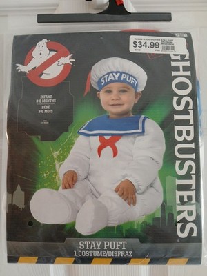 Infant Ghostbusters Stay Puff Halloween Costume. Brand New. Infant Size 3-6mos.