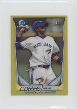 2014 Bowman Chrome Minis Yellow Refractor 20/25 Richard Urena #84 0b2