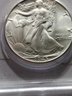 1945 Walking Liberty, UNC