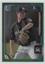 2015 Bowman Draft Chrome Green Refractor 9/99 Travis Neubeck #78 1tr