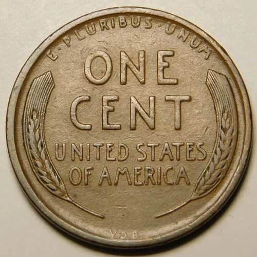 1909 VDB Lincoln Wheat Cent Penny VF-EF  "Actual Coin Pictured"