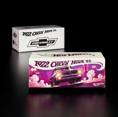 Hot Wheels RLC Redline Club 1972 Yenko Nova SS Spectraflame Purple New Free Ship