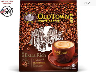 OLDTOWN White Coffee 3-in-1(ExtraRich) - 15 Sachets - Authentic Malaysia - HALAL