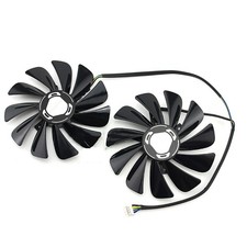XT Graphics Card Cooling Fans Radiator Cooler For XFX RX 5600XT 6GB RX5500 2PCS