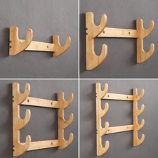 Bamboo Wall Mount Samurai Sword Katana Holder Stand Hanger Assembly Rack 1~4Tier