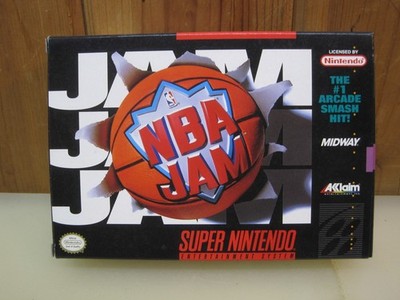 NBA Jam (Super Nintendo | SNES) Authentic BOX ONLY  - NO GAME!   B8180