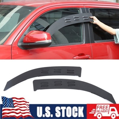 Alloy Front Window Louver Air Vent Panel Trim Cover For Toyota Tacoma 2016-2022