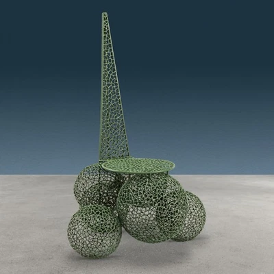Piramide Armchair Meletto Series Iron Design Anacleto Spazzapan 2020s - Image 1 of 4