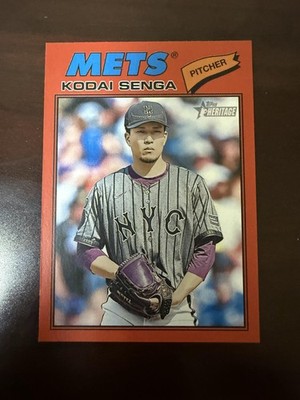2026 Topps Heritage #317 Kodai Senga Red