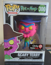 Figura Funko Pop exclusiva de Rick and Morty Scary Terry GameStop #300 - LEER