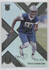 2017 Donruss Elite Rookies 166/499 Taco Charlton #134 5e0