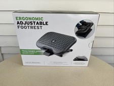 NISB Mind Reader FTREST-BLK Adjustable Foot Rest - Black