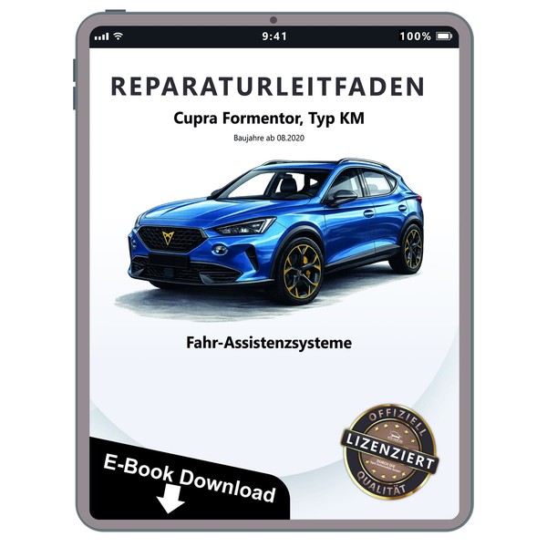 Cupra Formentor Typ KM Ab 2020 Fahr Assistenzsysteme Reparaturanleitung Ebook-image