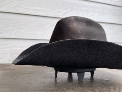 Rugged Wrangler Cowboy Hat 6 7/8 Rodeo Western Yellowstone Vintage