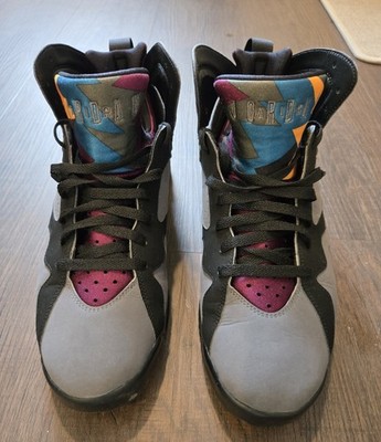 Air Jordan 7 RETRO Bordeaux 2015 Men's Size 12 Black/Grey/Maroon, 304775-034