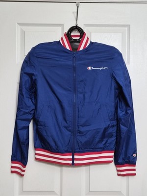 Champion LIFE Men's Varsity Jacket Surf The Web/Scarlet Jacket