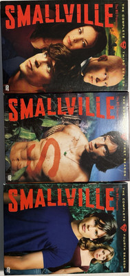 Smallville Seasons 1, 3, 4 DVD Box Set Warner Bros Special Features NR