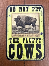 Sticker BLACK HILLS BUFFLO Rodeo poster Bob Coronato DO NOT PET The Fluffy Cow 2