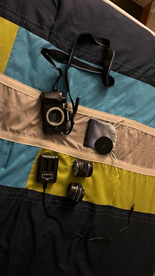 Olympus Omd E m10 Mark iii, w/ 3 lenses, one battery. Shutter count: ~30k