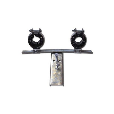 Multifeed Halter 2 Fach universal bis 2 Sat LNB feed 40mm Abstand 3° einstellbar