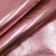 Metallic Pink Tissue Lame Fabric Shiny Foil Look Costume Lurex 60" By The Yard