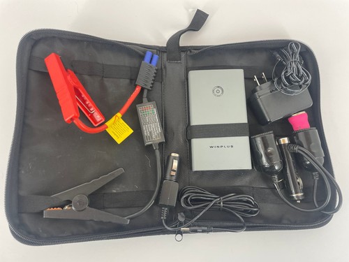 WINPLUS ACC5386V.2 Portable Car Jump Starter Power Bank w/ USB Charger & Case