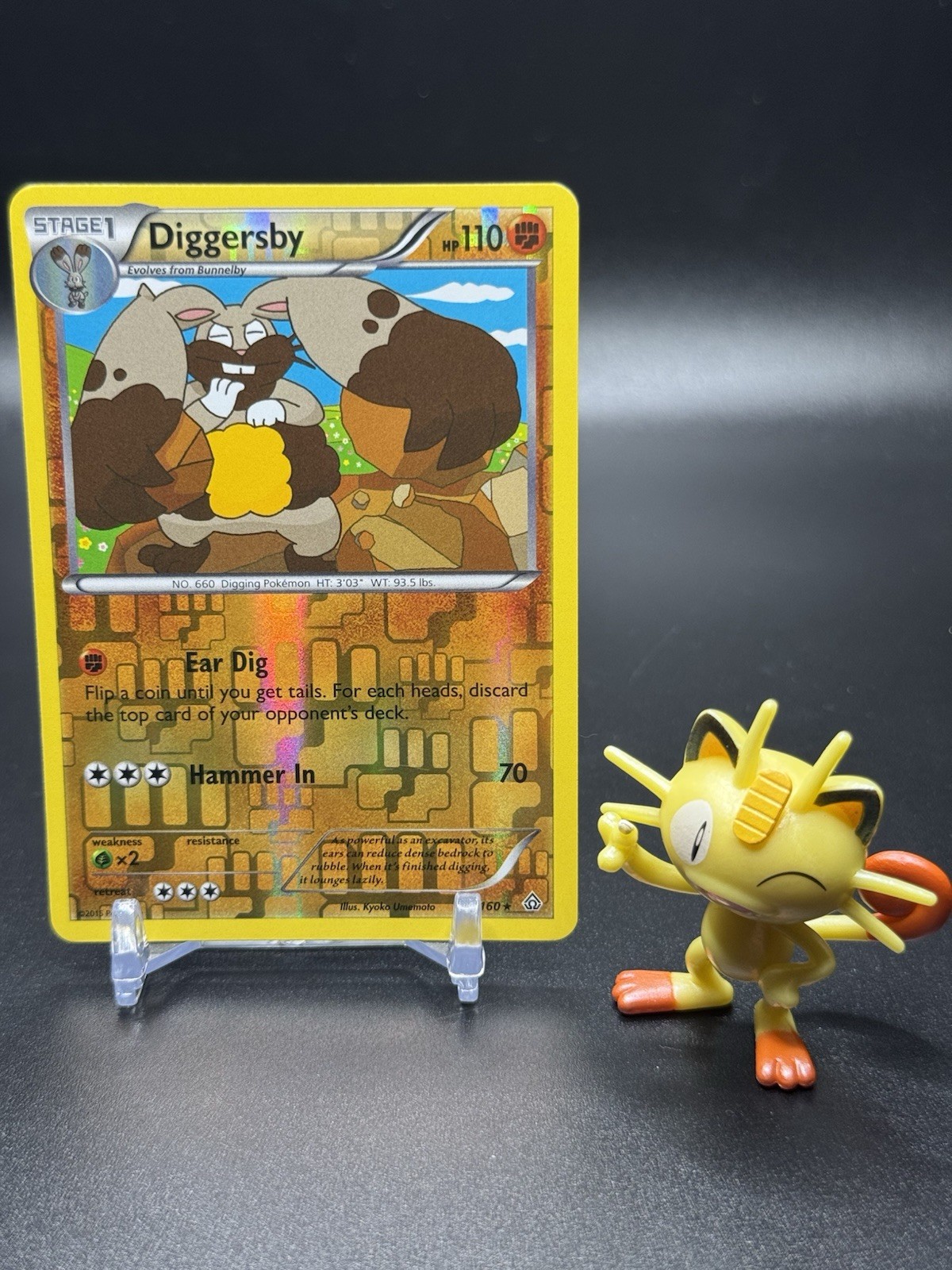 Diggersby 90/160 Pokemon XY - Primal Clash Reverse Holo - NM