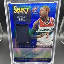 Panini 2013-14 Select Top Selections Auto Blue Prizm /20 Beal Wizards #26 20/20 