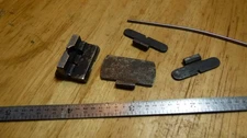 Mauser folding style rear sight, old express sight ,parts, Pré war gb-#1