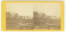 G2727~ OHIO – Mount Vernon Fredericktown c.1860s Stereoview – F.S. Crowell [Scar