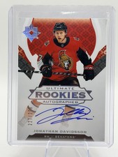 2019-20 Ultimate Collection #155 Jonathan Davidsson Senators RC Auto 071/299