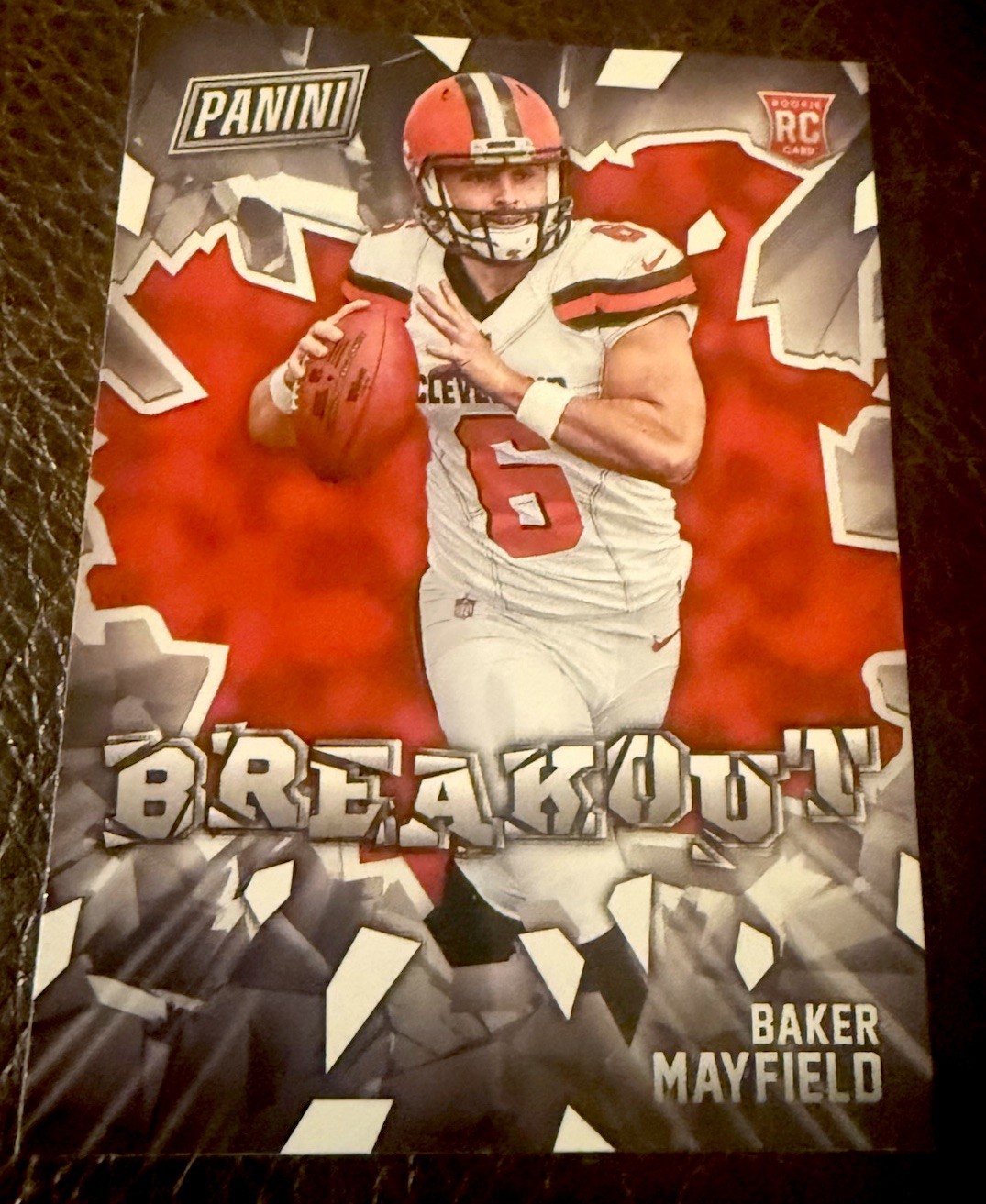 BAKER MAYFIELD ROOKIE 2018 PANINI BREAKOUTS RC