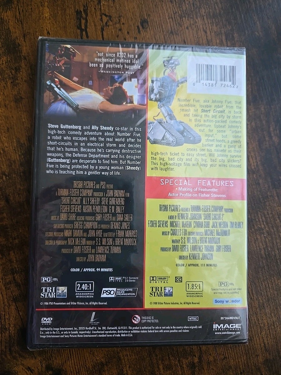 Short Circuit/Short Circuit 2 (DVD, 2012) for sale online | eBay