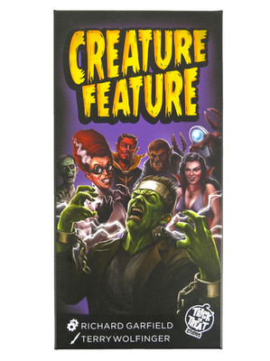 Creature Feature Movie Monster Board Game - Excellent Condition Complete