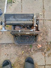 Underwood Typewriter Leader Antique, Blue thumbnail