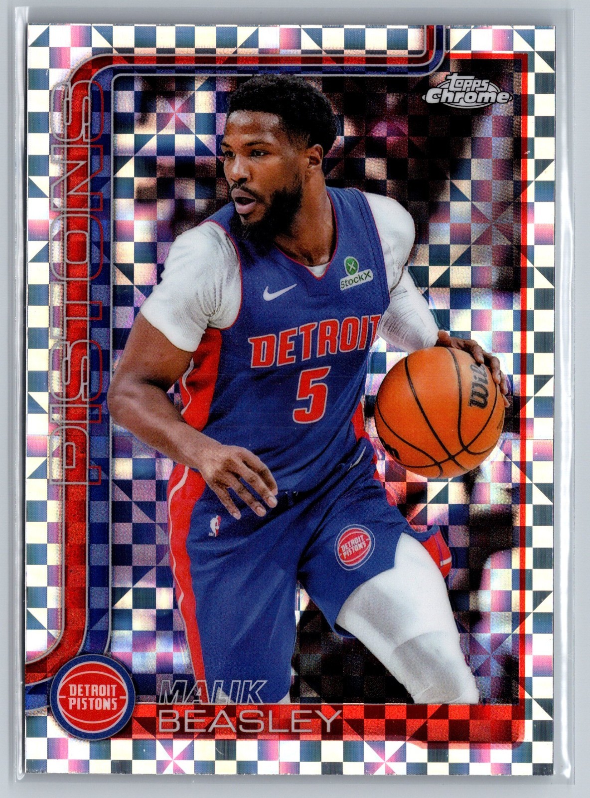 2025-26 Topps Chrome - Malik Beasley #36 X-Fractor