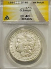 1884 S Morgan Silver Dollar ANACS XF Details Tough Date Morgan