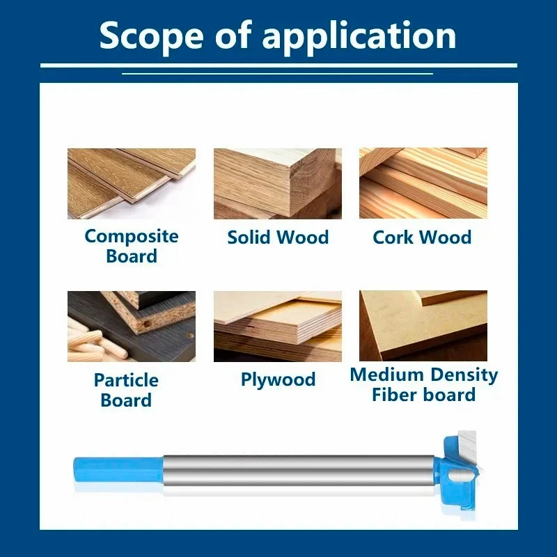 Forstnerbohrer 16 mm bis 35 mm Holzbohrer Astlochbohrer Kunstbohrer Lochöffner - Bild 4 von 4