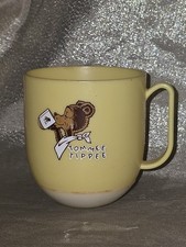 Vintage Tommee Tippee Yellow Sippy Cup Weighted Bottom