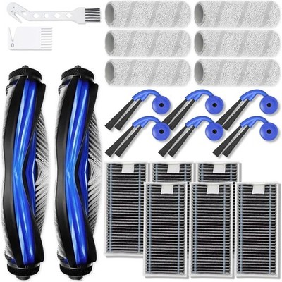 Kit with Ecovacs Deebot X11 OmniCyclone/X11 Robot Vacuum Cleaner Parts 2 Main...