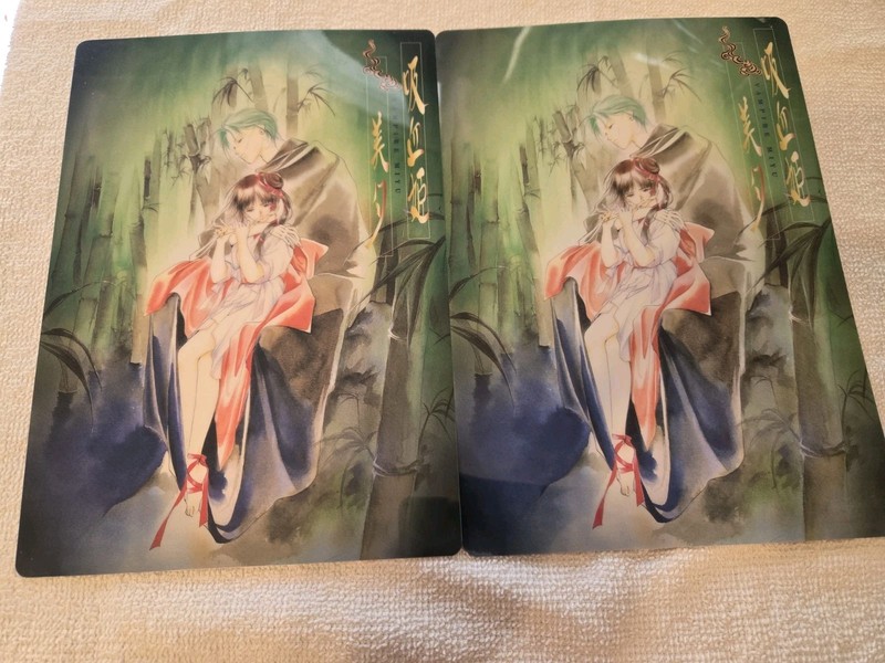 Lot of 2 VAMPIRE PRINCESS MIYU ART ANIME  PENCIL BOARDS. Both different colors.