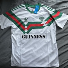 adidas Originals St Patricks Day Guinness Football Shirt With 7 On Back Large
