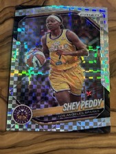 2025 Panini WNBA Prizm Shey Peddy #136 Checkerboard Prizm Los Angeles Sparks SSP