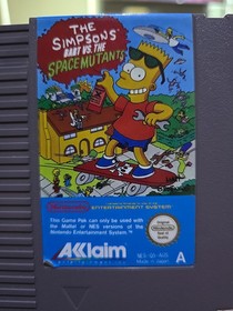 NES - Simpsons Bart vs Space Mutants 1985 PAL - CART ONLY - Fast & Free Postage 