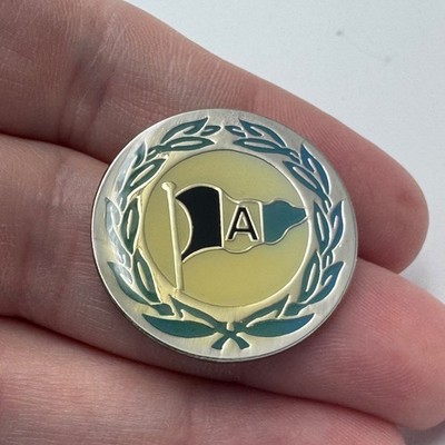 Arminia Bielefeld Flag Crest Soccer Lapel Pin German Football Vintage Bundesliga